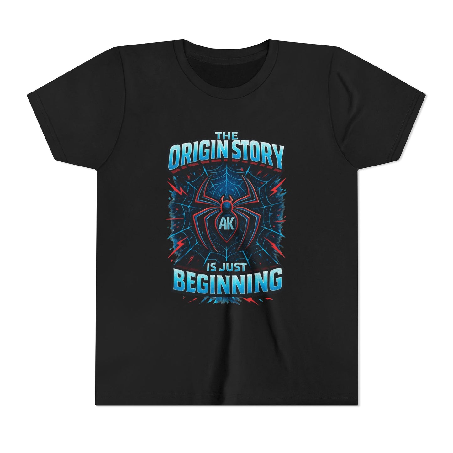 Youth Tee — "Origin Story" Spider-Emblem Tee Amri's SDR Journey