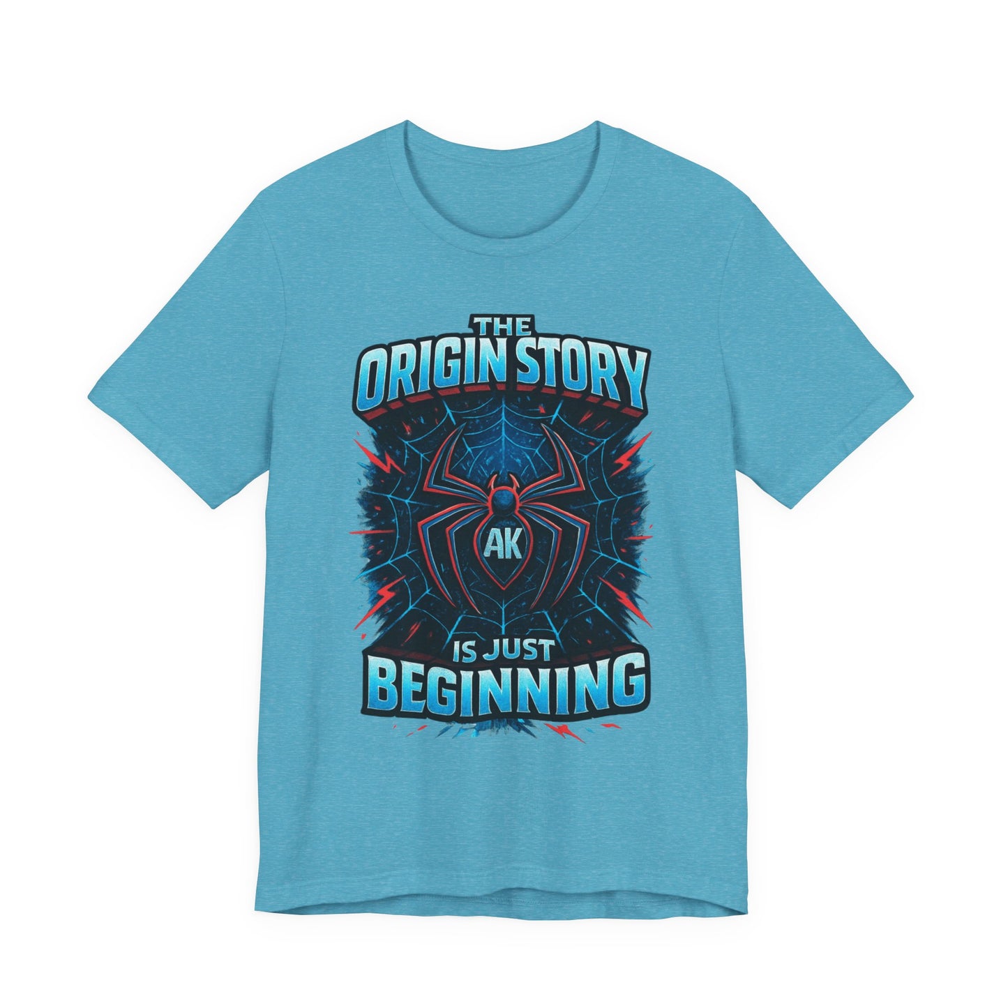 T-Shirt — "Origin Story" Spider-Emblem Tee Amri's SDR Journey