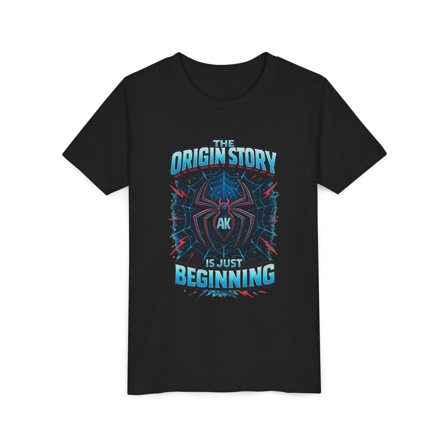Youth Tee — "Origin Story" Spider-Emblem Tee Amri's SDR Journey