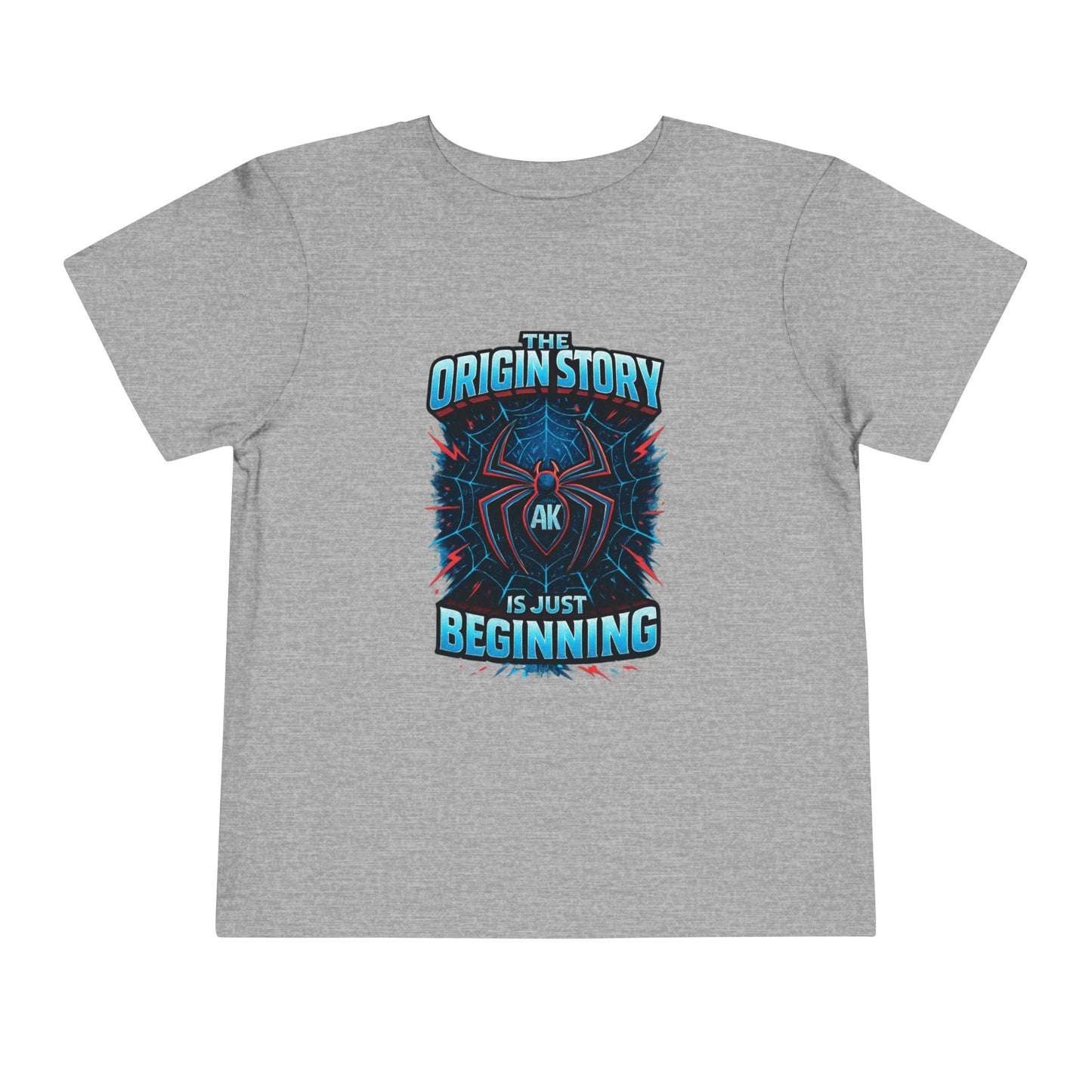 Toddler Tee — "Origin Story" Spider-Emblem Tee Amri's SDR Journey