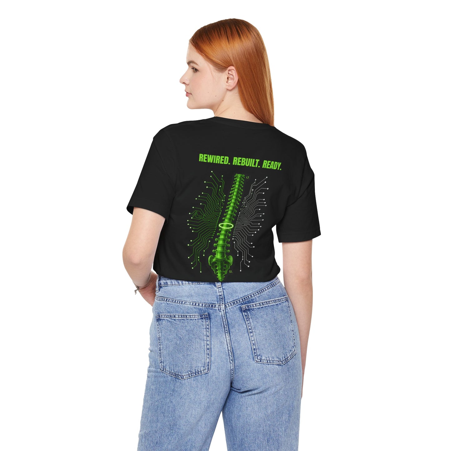 T-Shirt — Rewired. Rebuilt. Ready.