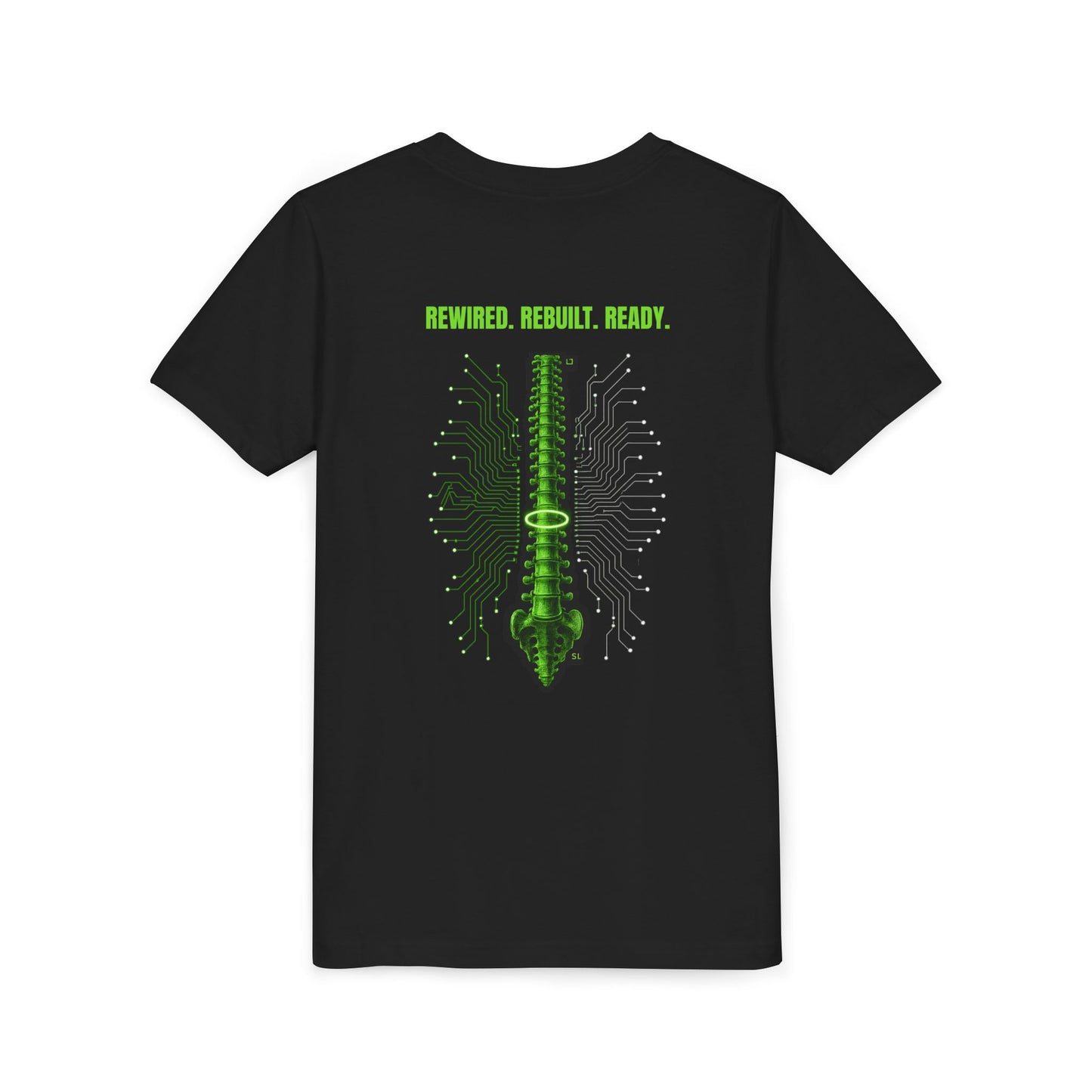 Youth Tee — Rewired. Rebuilt. Ready.