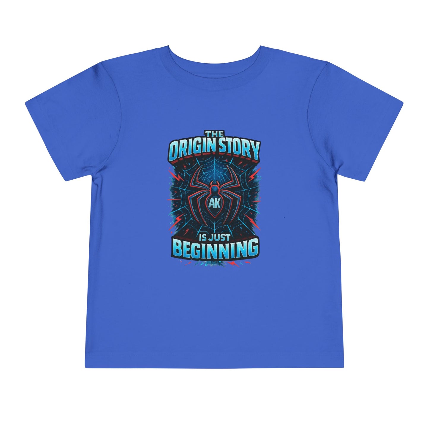 Toddler Tee — "Origin Story" Spider-Emblem Tee Amri's SDR Journey
