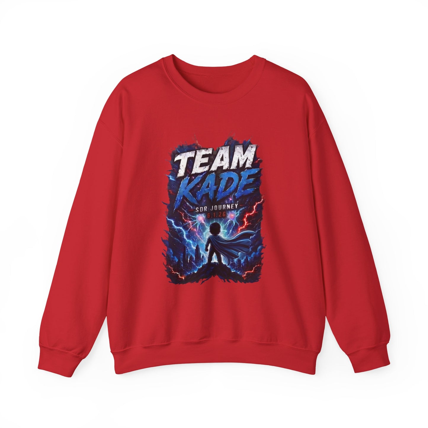 Crewneck Sweatshirt — "Team Kade" Tee Amri's SDR Journey