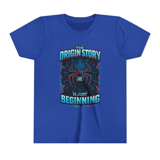 Youth Tee — "Origin Story" Spider-Emblem Tee Amri's SDR Journey
