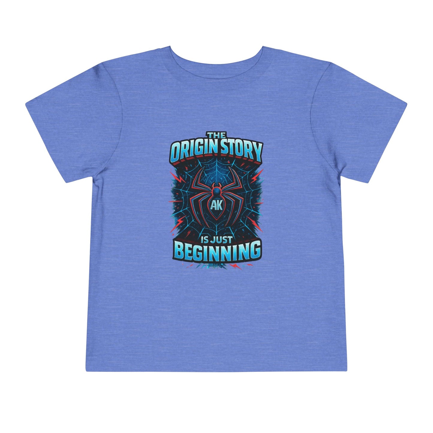 Toddler Tee — "Origin Story" Spider-Emblem Tee Amri's SDR Journey