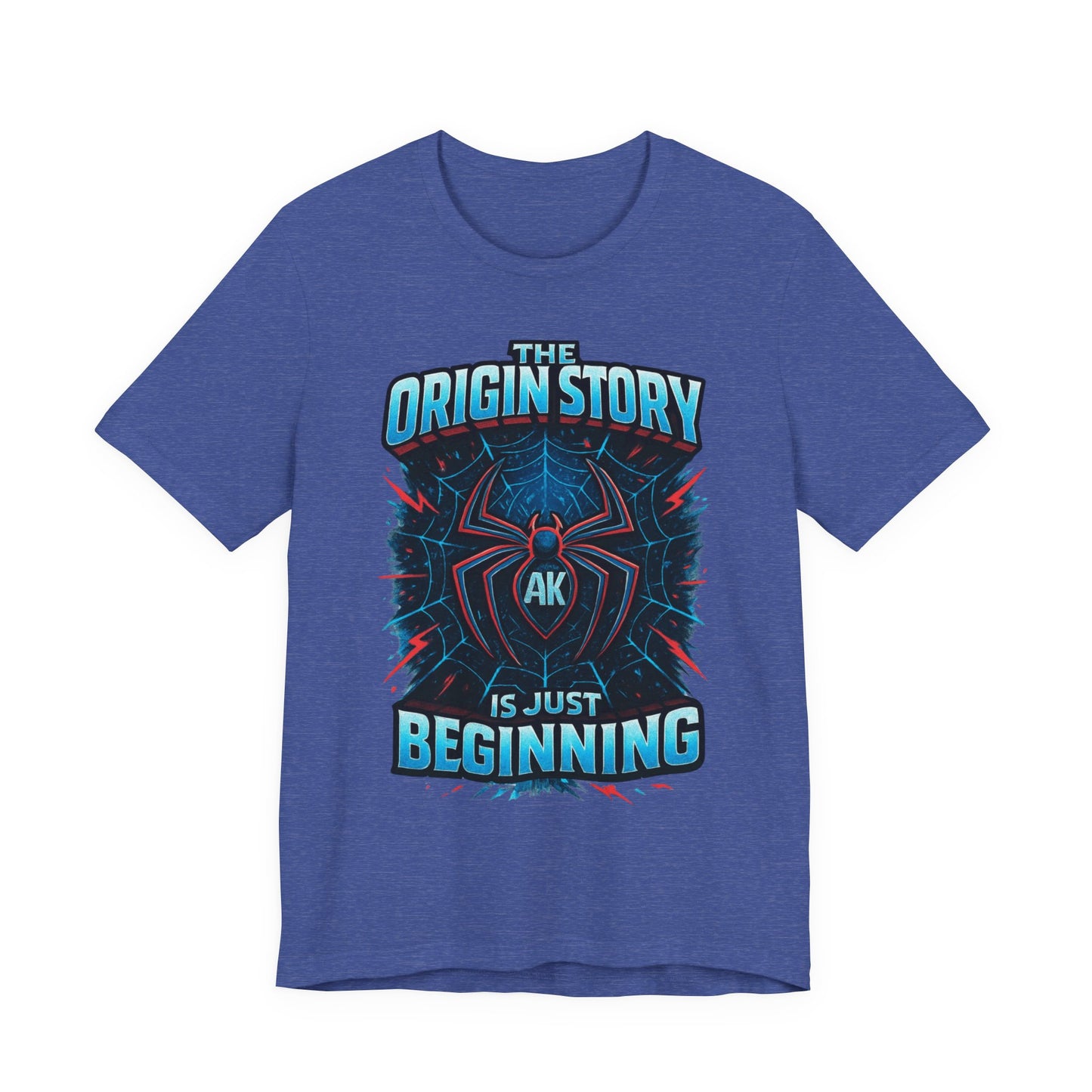 T-Shirt — "Origin Story" Spider-Emblem Tee Amri's SDR Journey