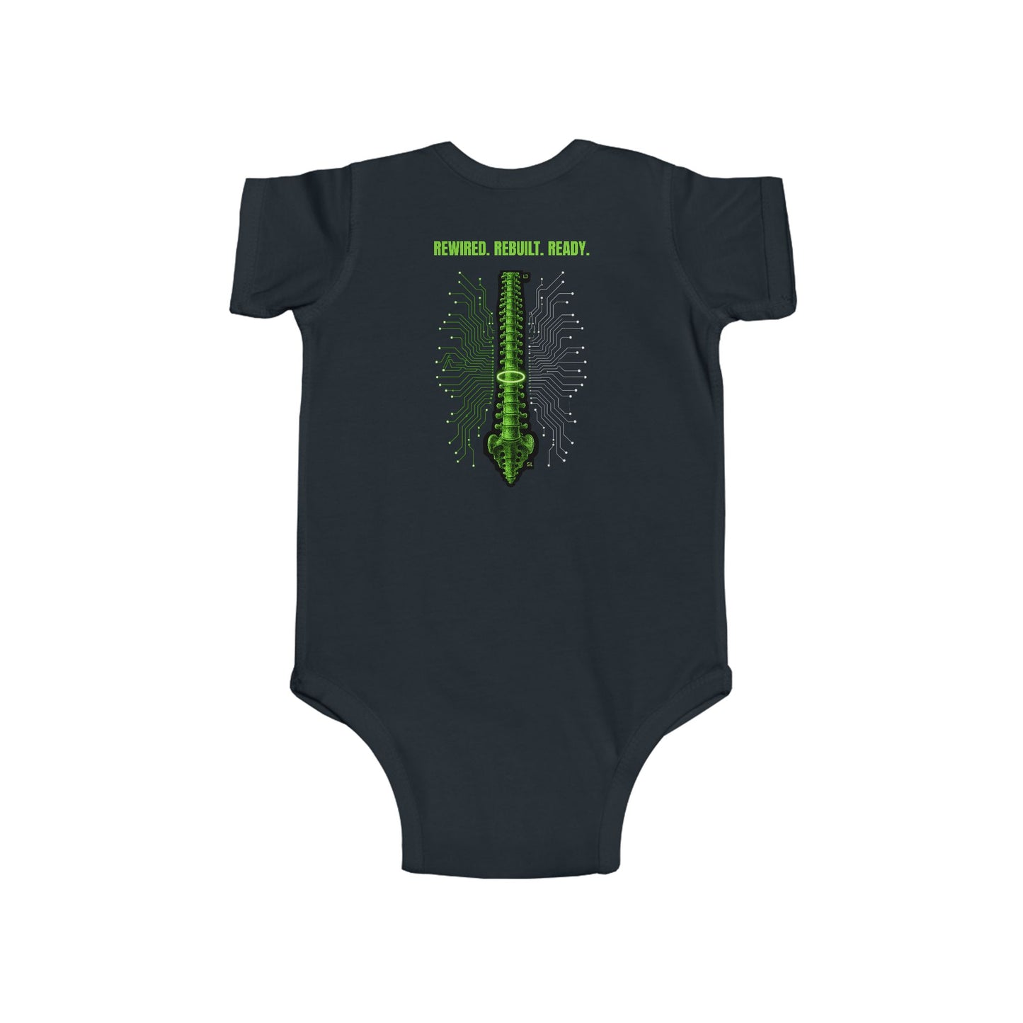 Infant Bodysuit — 'Rewired, Rebuilt, Ready'