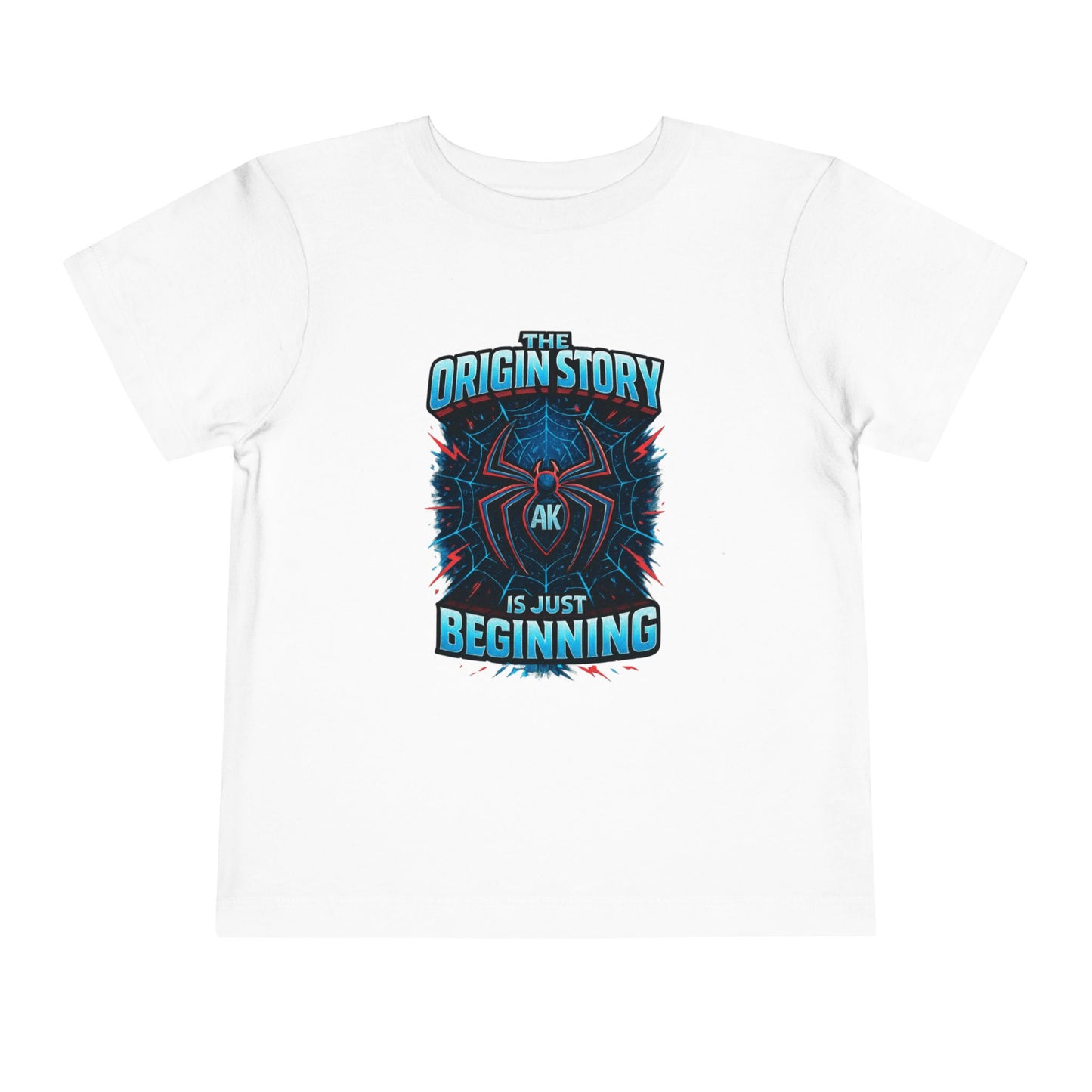 Toddler Tee — "Origin Story" Spider-Emblem Tee Amri's SDR Journey