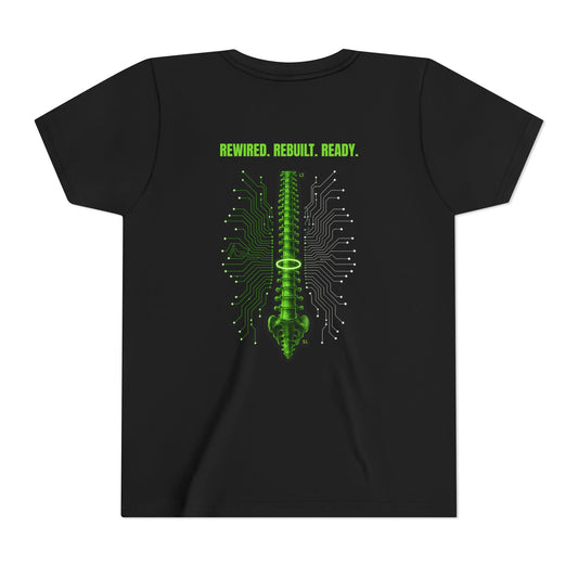 Youth Tee — Rewired. Rebuilt. Ready.