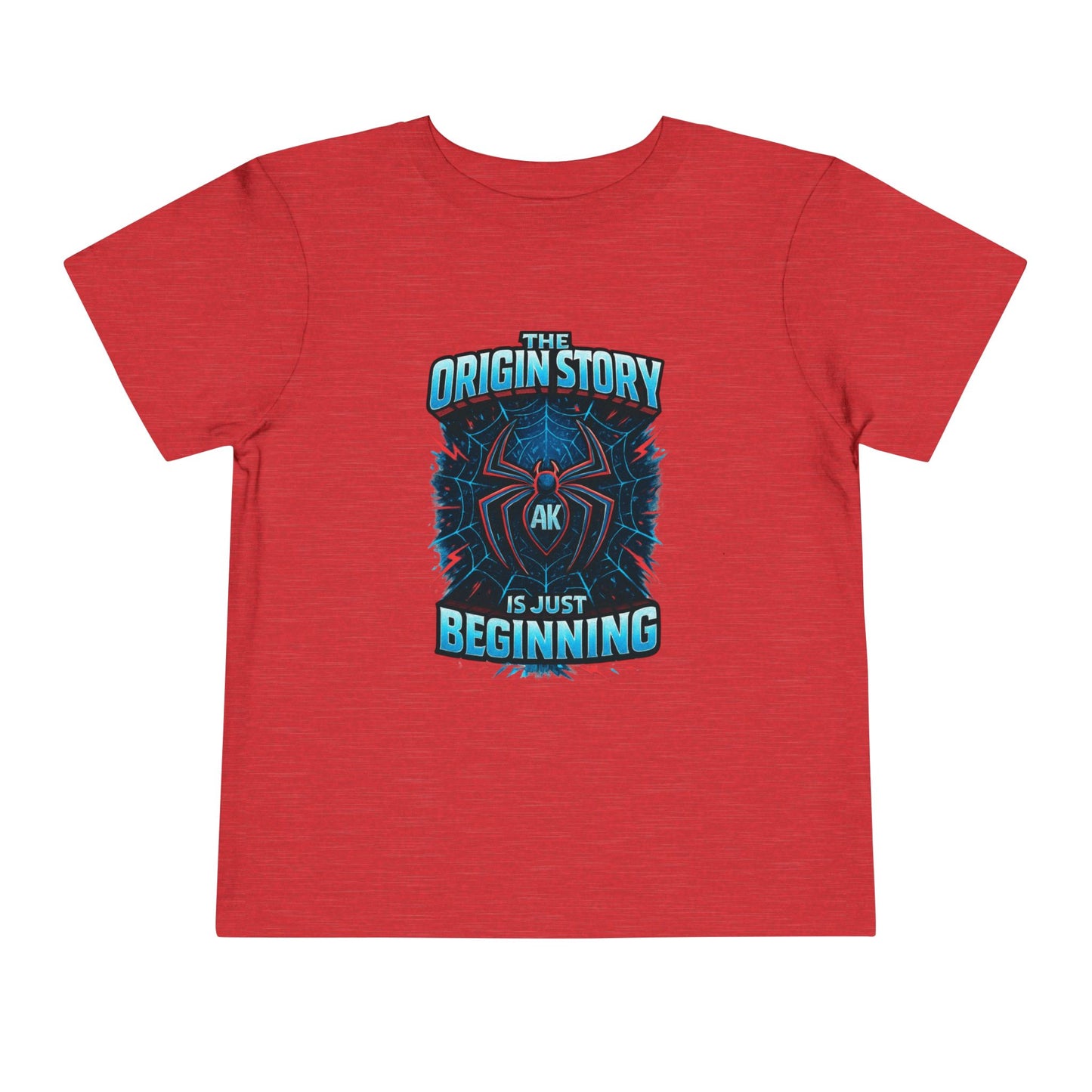 Toddler Tee — "Origin Story" Spider-Emblem Tee Amri's SDR Journey