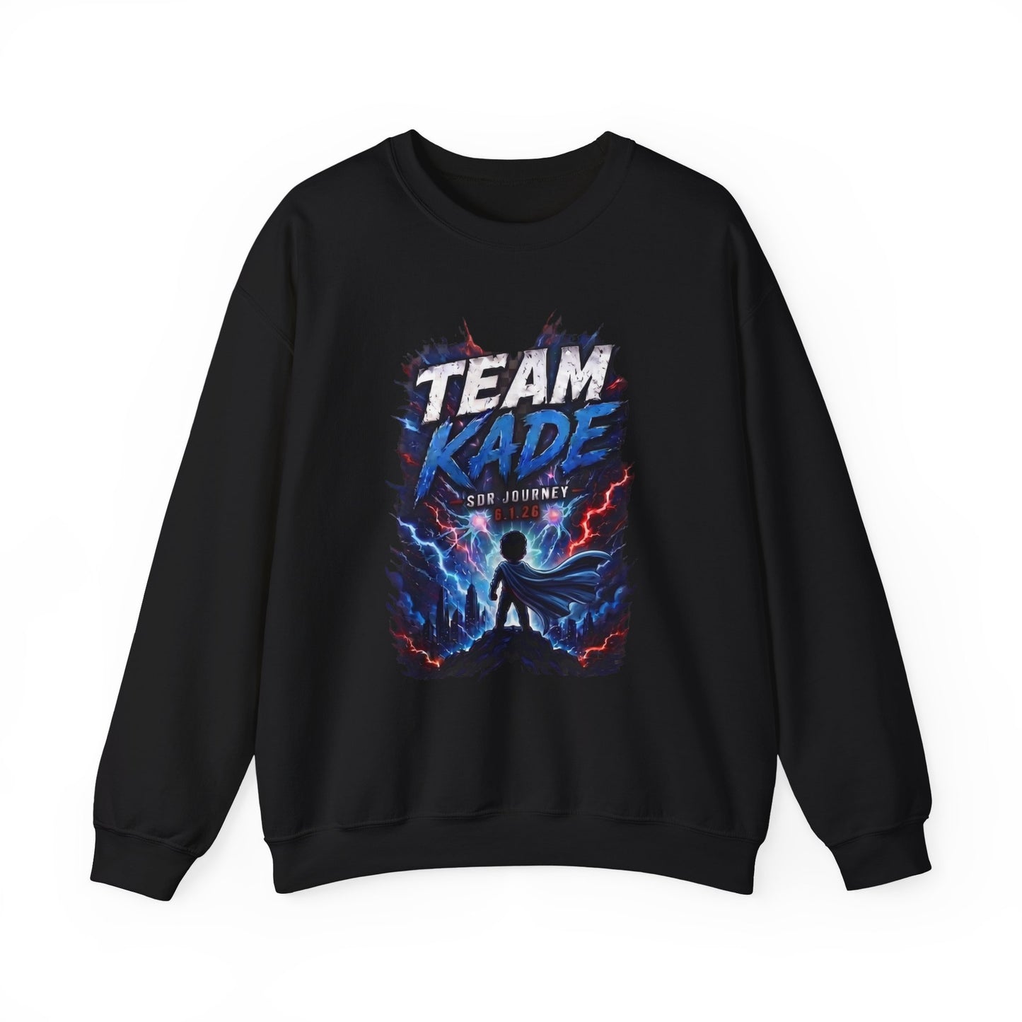 Crewneck Sweatshirt — "Team Kade" Tee Amri's SDR Journey