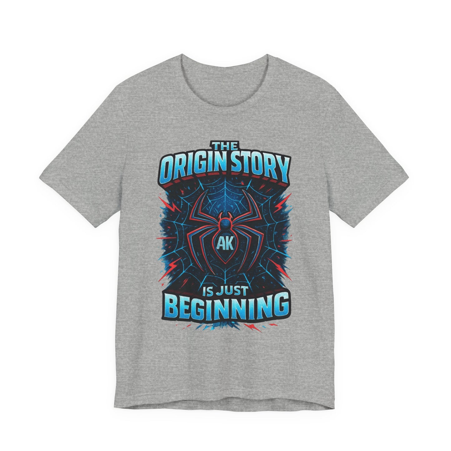 T-Shirt — "Origin Story" Spider-Emblem Tee Amri's SDR Journey